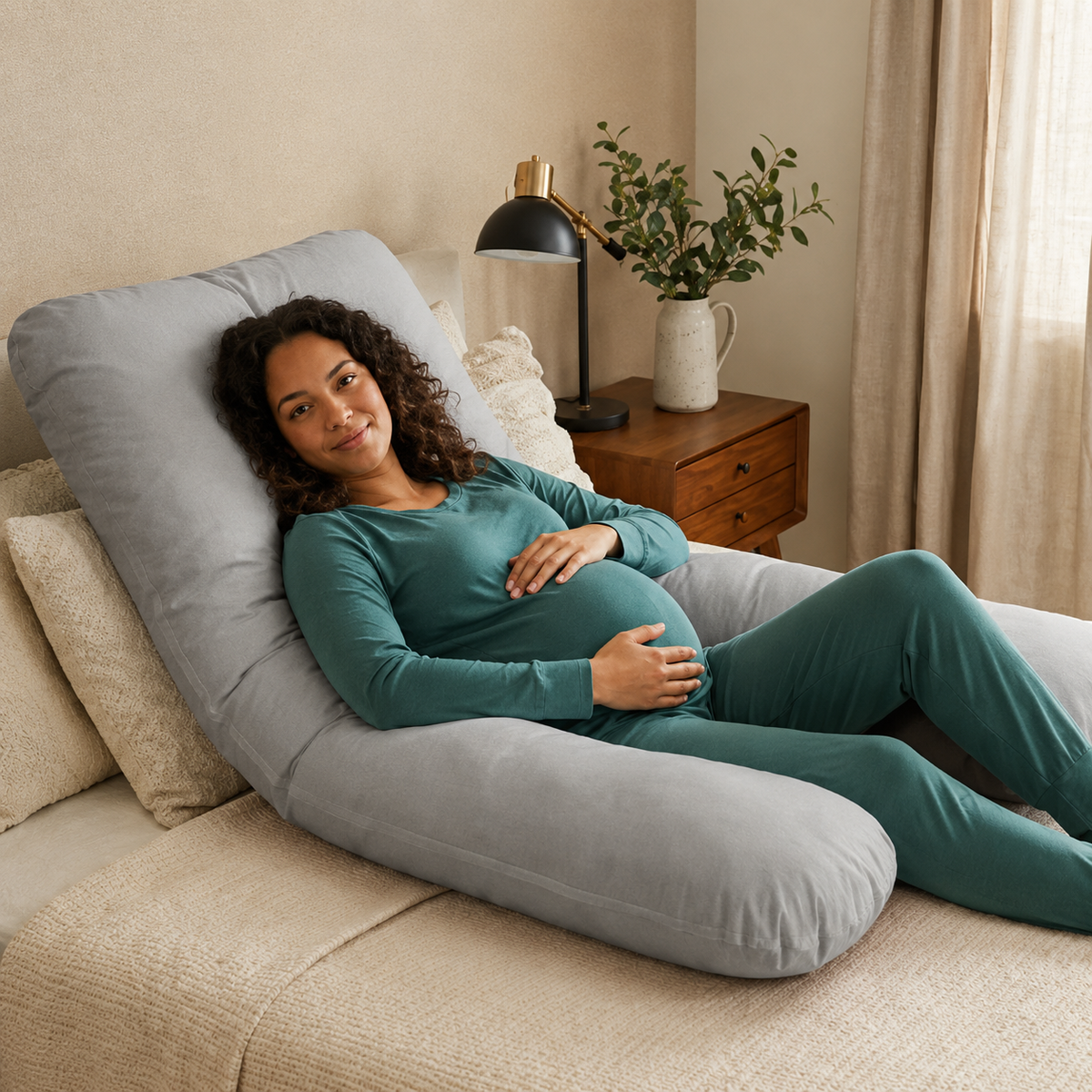 ZenMom - Almohadón Ergonómico de Embarazo y Lactancia