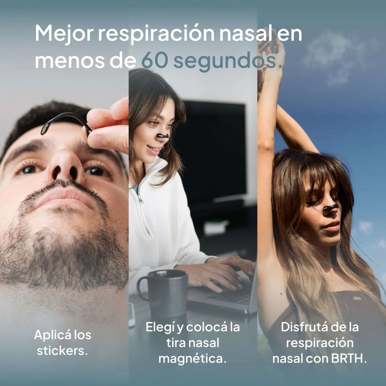 ZenFlow - Tiras Nasales Antirronquidos