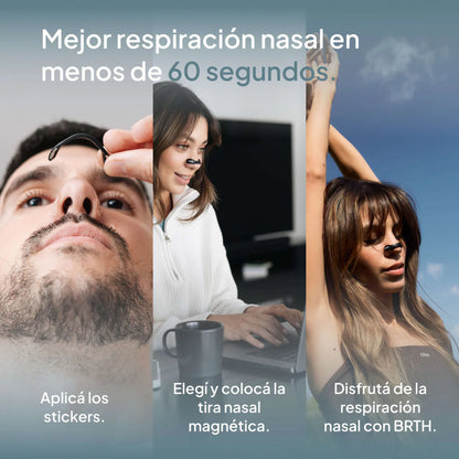 ZenFlow - Tiras Nasales Antirronquidos