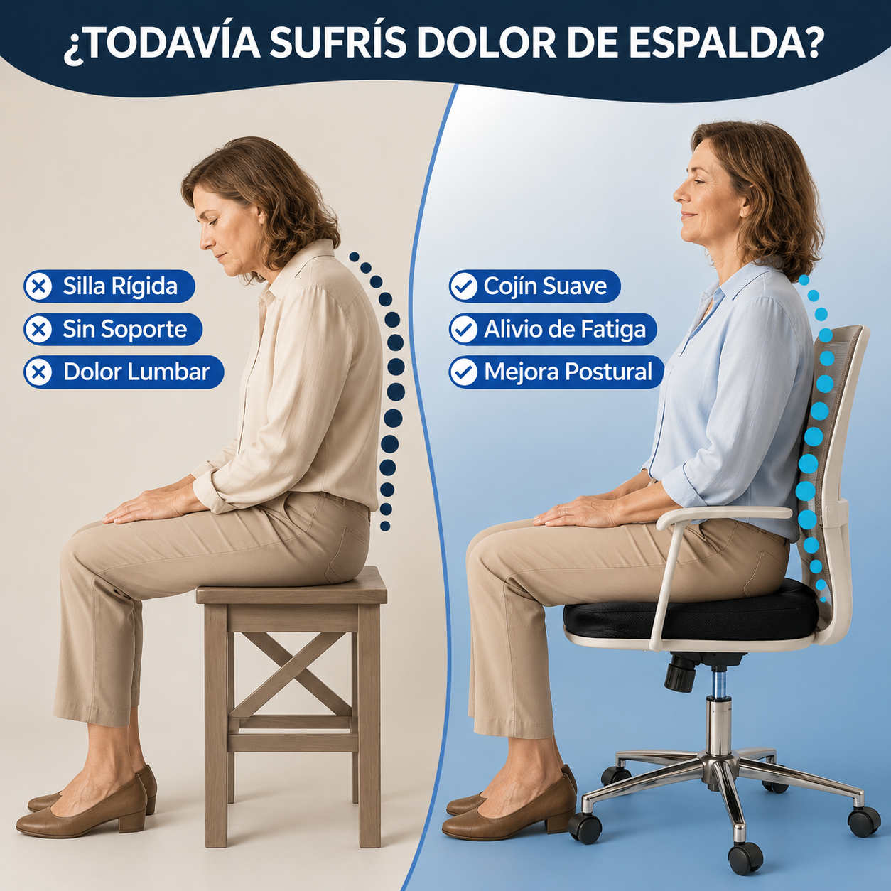 ErgoComfort Seat - Asiento Ortopedico