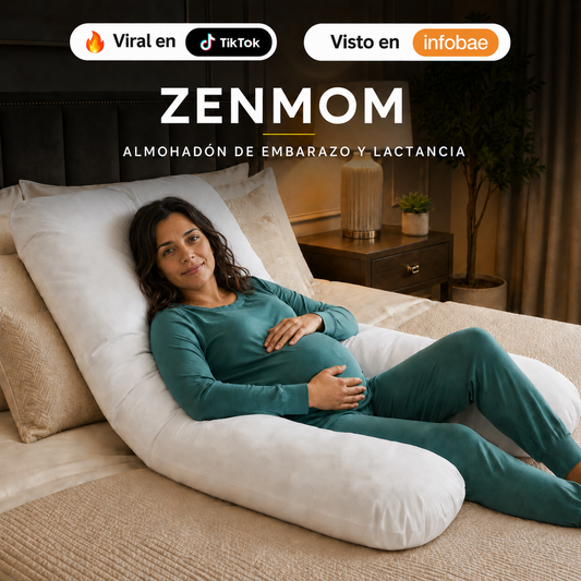 ZenMom - Almohadón Ergonómico de Embarazo y Lactancia