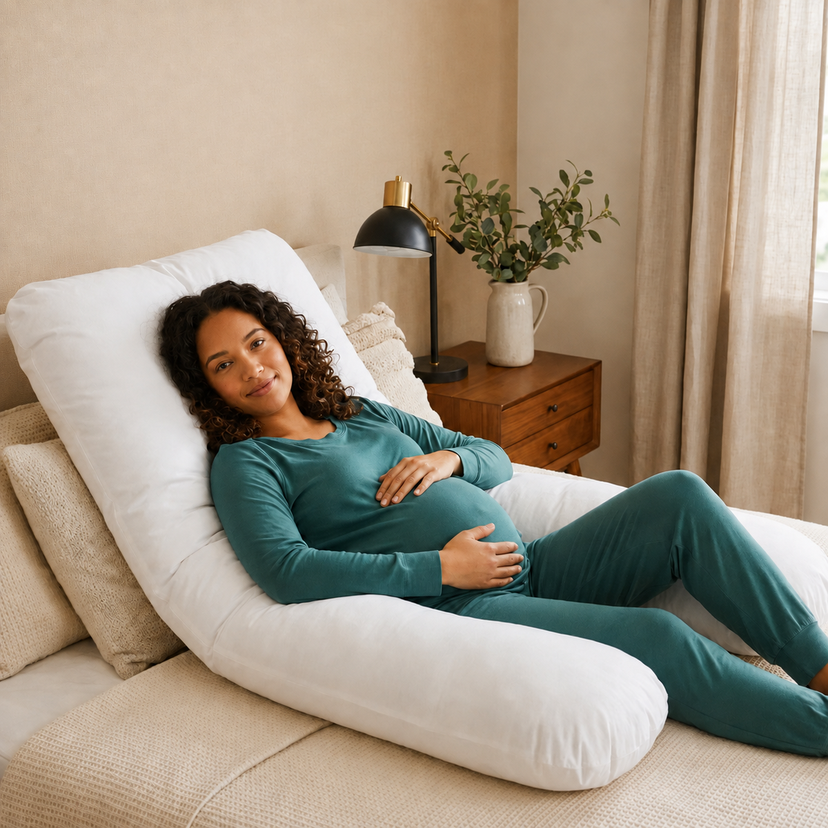 ZenMom - Almohadón Ergonómico de Embarazo y Lactancia